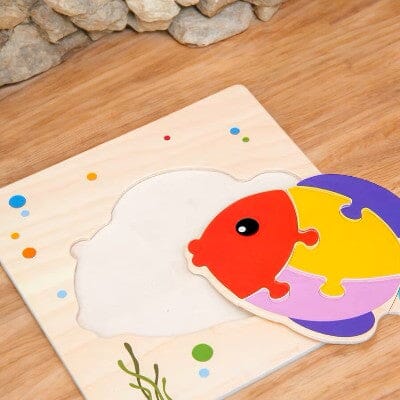 Puzzle en Bois - PuzzlePals™ - Poisson - Jeux Des Saisons