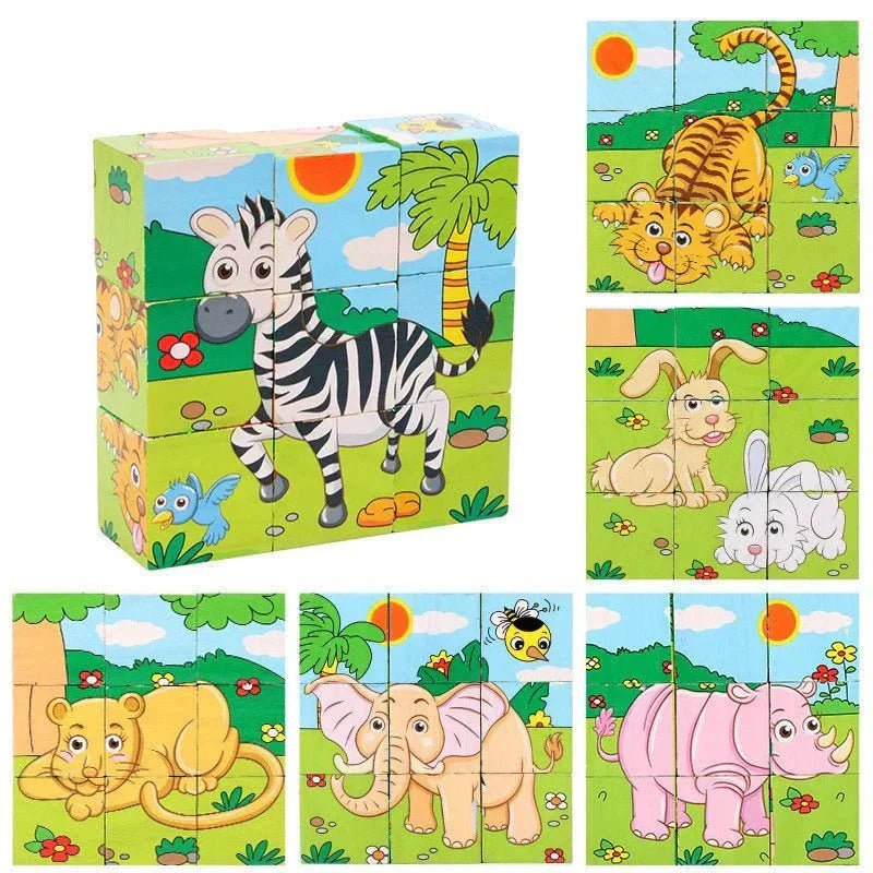 Puzzle en bois - WoodenBlocksToys™ - Tigre - Jeux Des Saisons