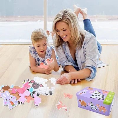 Puzzle Montessori - BabyPuzzle™ - Bétail - Jeux Des Saisons