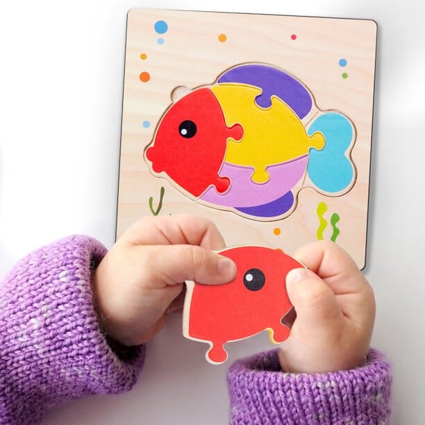 Puzzle en Bois - PuzzlePals™ - Poisson - Jeux Des Saisons