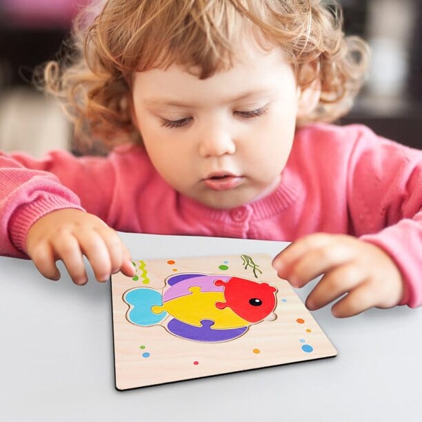 Puzzle en Bois - PuzzlePals™ - Poisson - Jeux Des Saisons