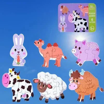 Puzzle Montessori - BabyPuzzle™ - Bétail - Jeux Des Saisons