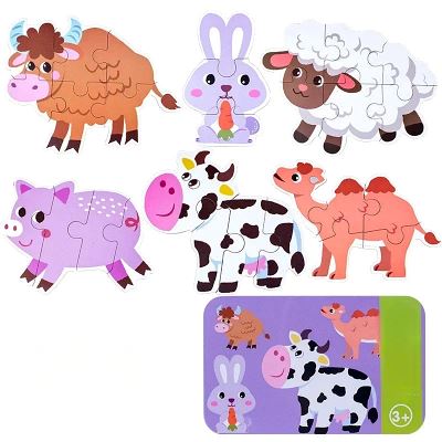 Puzzle Montessori - BabyPuzzle™ - Bétail - Jeux Des Saisons