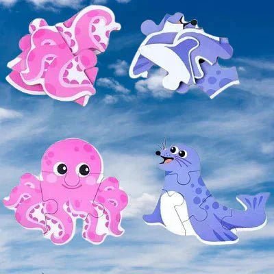 Puzzle Montessori - BabyPuzzle™ - Océan - Jeux Des Saisons