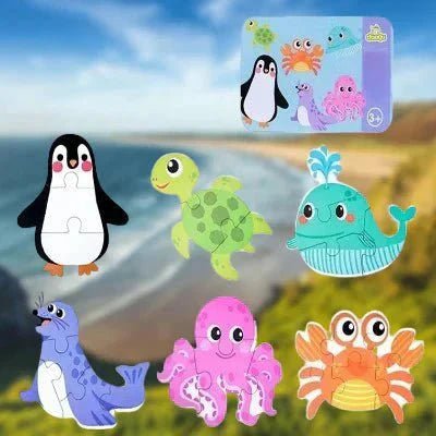 Puzzle Montessori - BabyPuzzle™ - Océan - Jeux Des Saisons